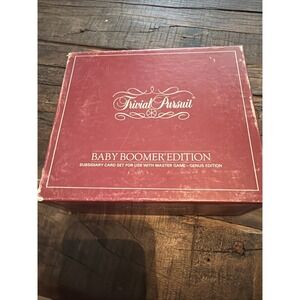 Trivial Pursuit BABY BOOMER Edition Subsidiary Card Set ~ Complete / Two Sleeves
